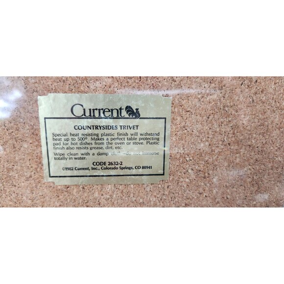 Current Countrysides Trivet x 3 Pastoral Farm Cows Pot Holder - Picture 5 of 16